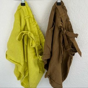 Linen shorts